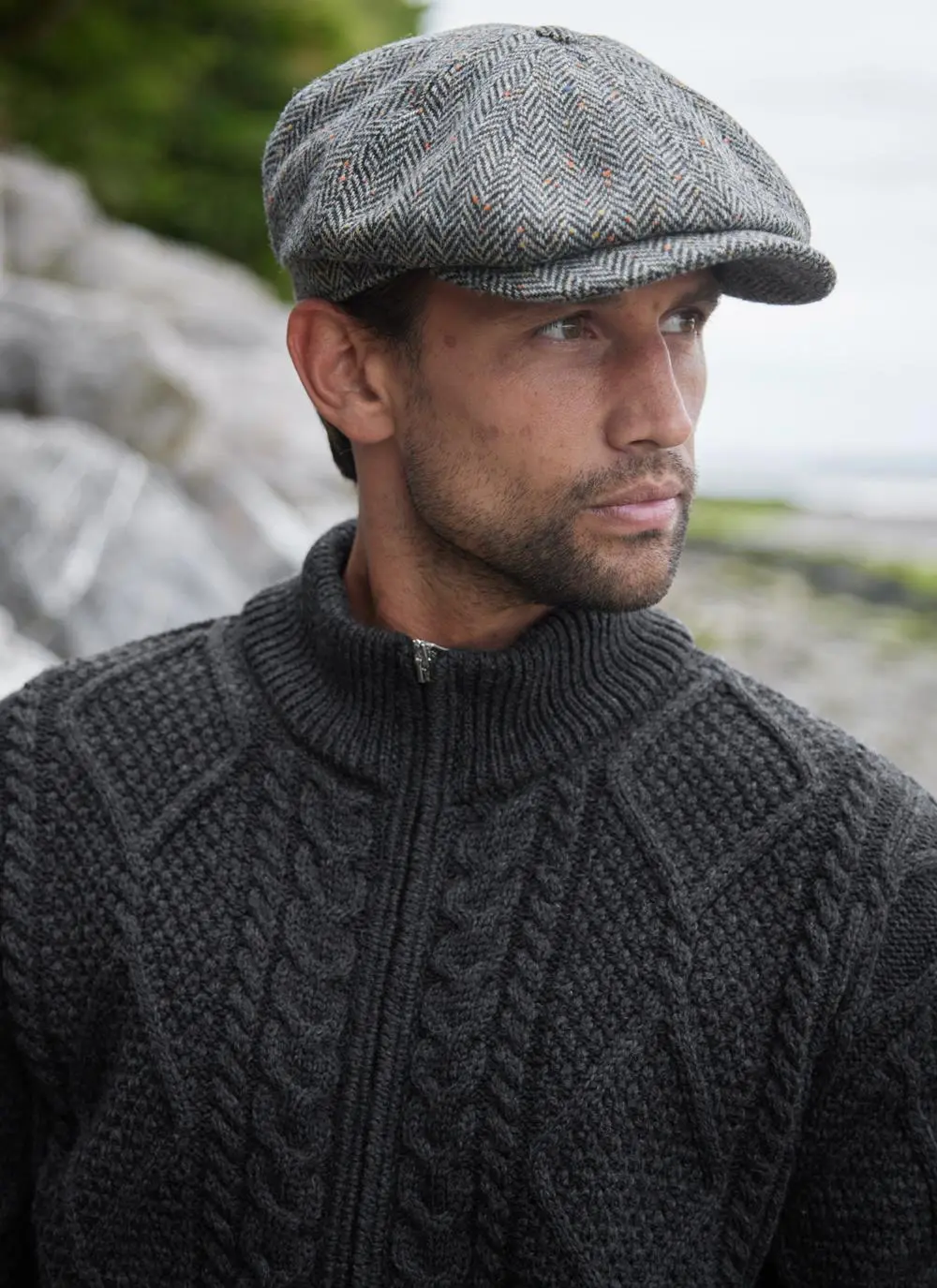 Mucros Wool Driving Cap